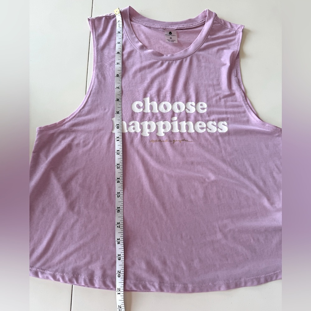 SPIRITUAL GANGSTER Happiness Active Crop Tank In Pixie Dust - Picture 9 of 13